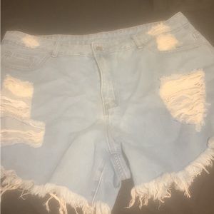 Womens plus size shorts